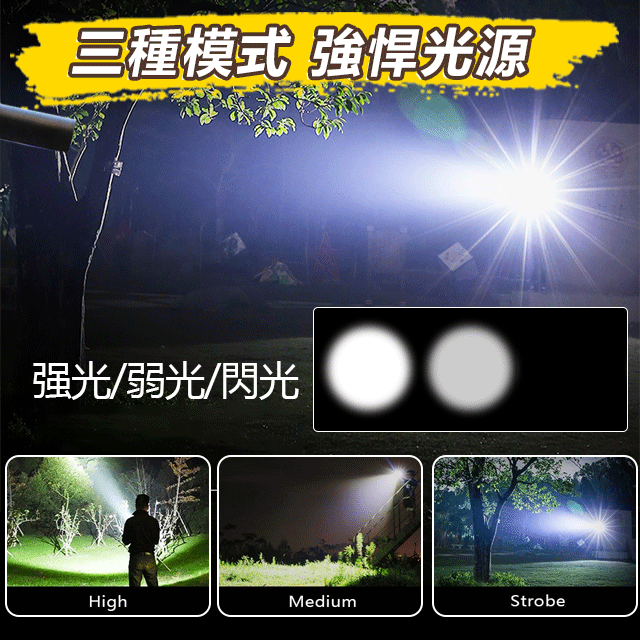 戶外多功能強光LED棒球棍